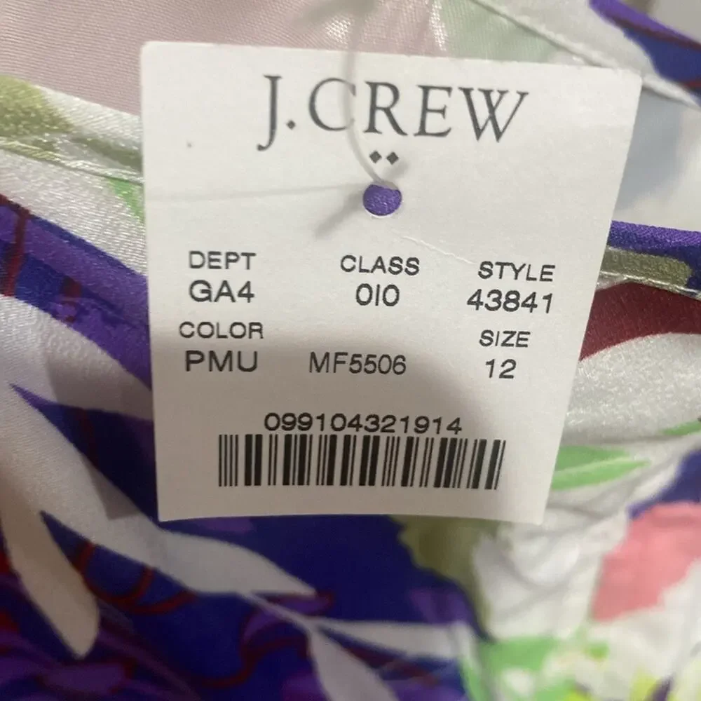J. Crew Floral Seaside Cami Dress
